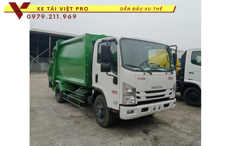 Xe Isuzu cuốn ép rác 7 khối giá xe mới nhất năm 2024