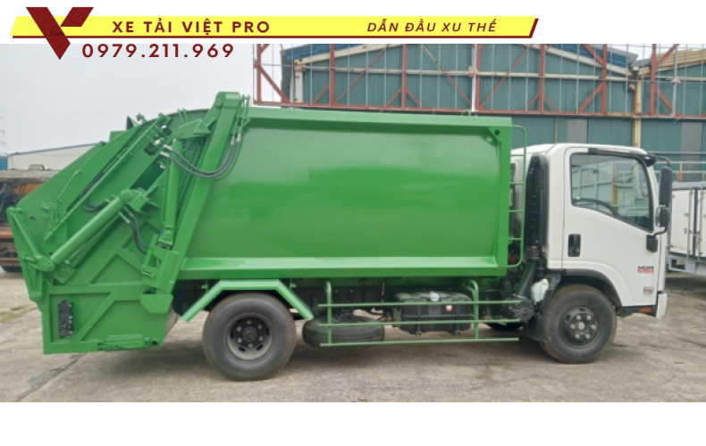 Xe Isuzu cuốn ép rác 7 khối giá xe mới nhất năm 2024