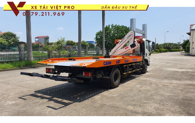 ISUZU cứu hộ sàn trượt, Top 1 trong thị trường xe cứu hộ