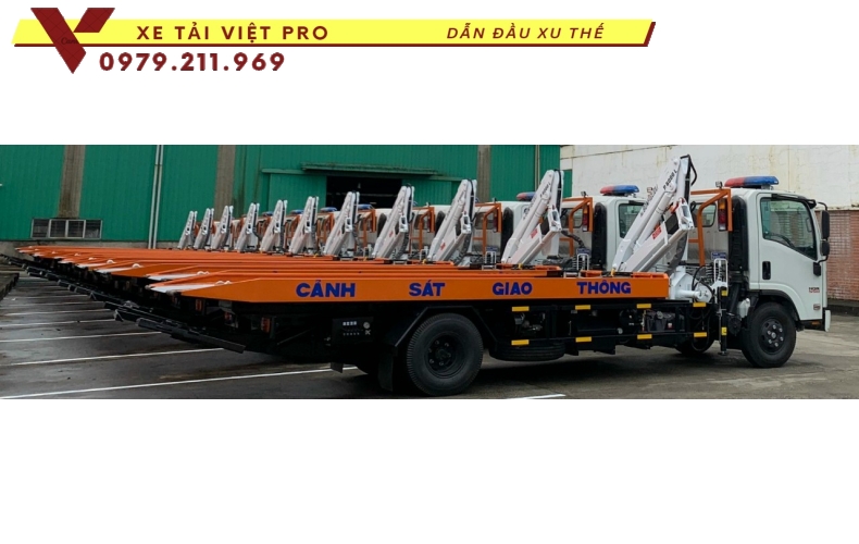 ISUZU cứu hộ sàn trượt, Top 1 trong thị trường xe cứu hộ