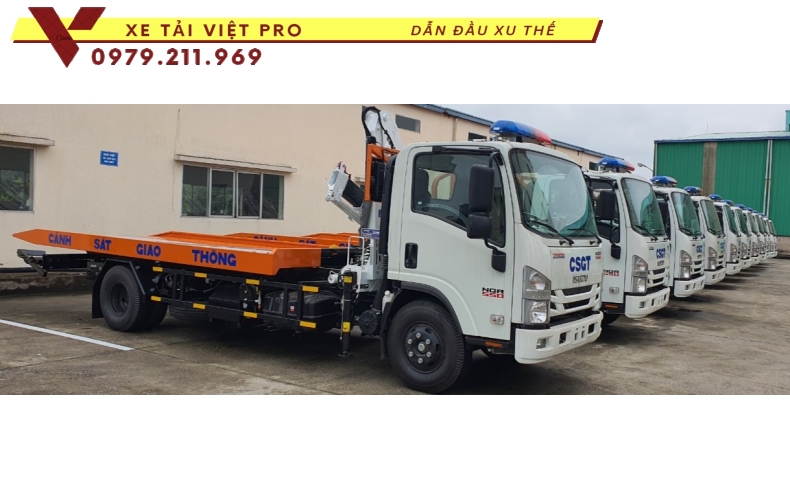 ISUZU cứu hộ sàn trượt, Top 1 trong thị trường xe cứu hộ