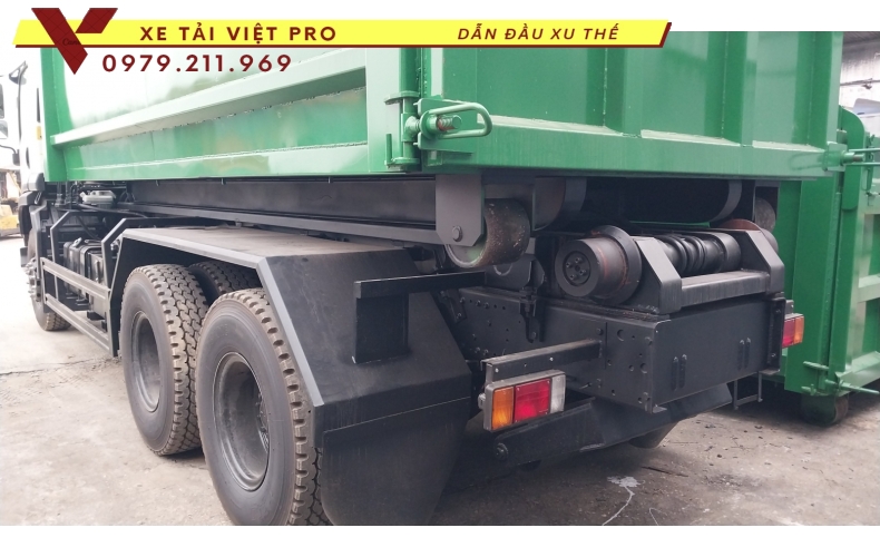 Báo giá ISUZU FVZ 1500 thùng chở hooklift 15 khối mới nhất