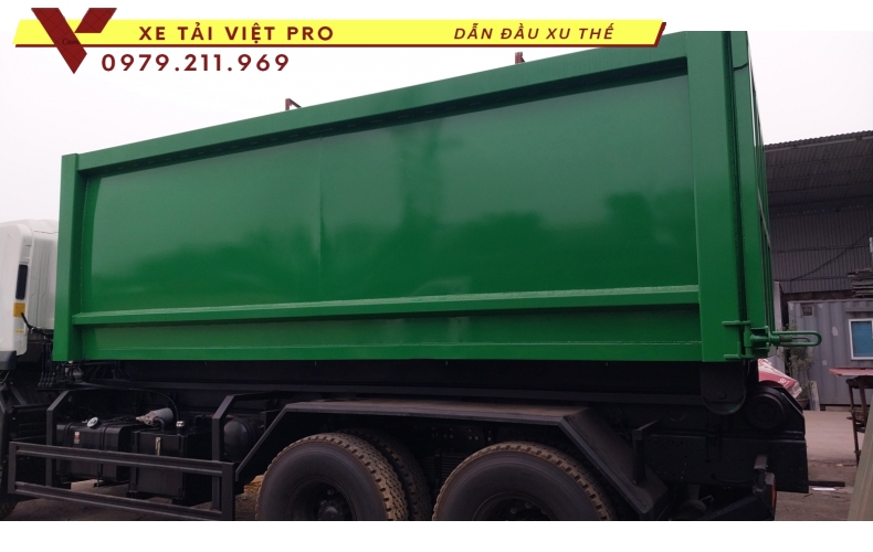 Báo giá ISUZU FVZ 1500 thùng chở hooklift 15 khối mới nhất