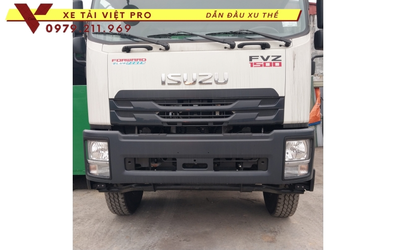Báo giá ISUZU FVZ 1500 thùng chở hooklift 15 khối mới nhất
