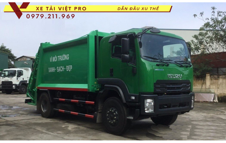 Báo giá xe cuốn ép rác Isuzu FVR 900 mới nhất năm 2024