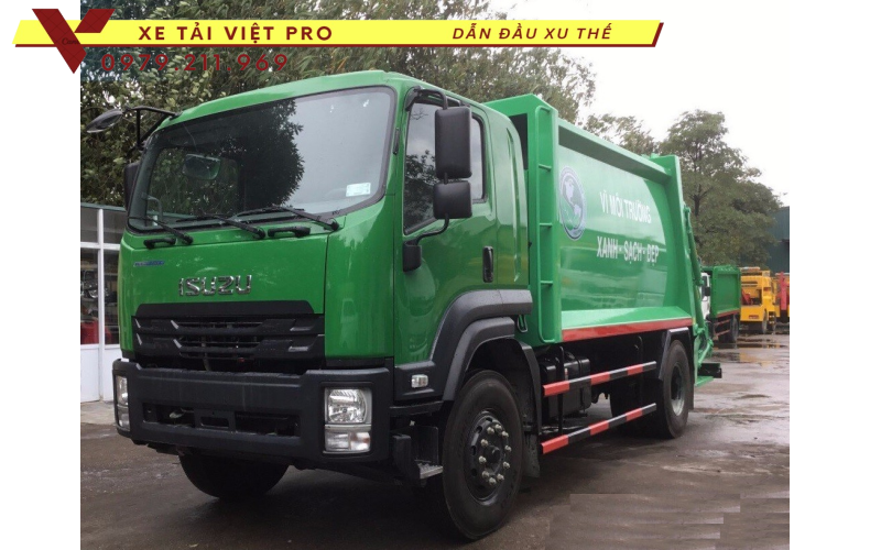 Báo giá xe cuốn ép rác Isuzu FVR 900 mới nhất năm 2024