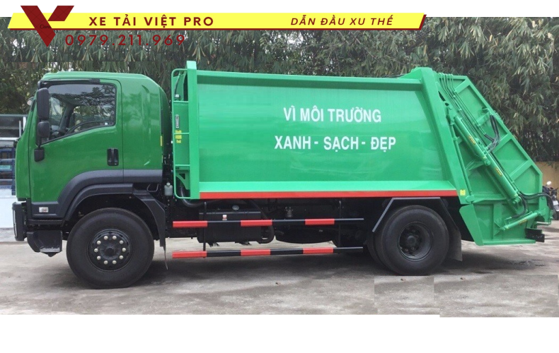 Báo giá xe cuốn ép rác Isuzu FVR 900 mới nhất năm 2024