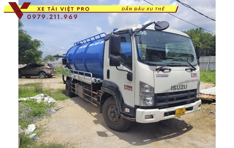 ISUZU Xe ô tô hút chất thải 05 Khối