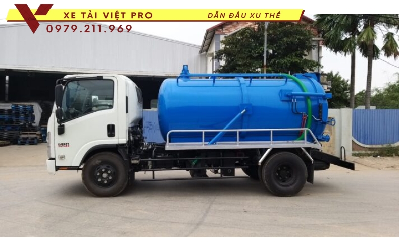 ISUZU Xe ô tô hút chất thải 05 Khối