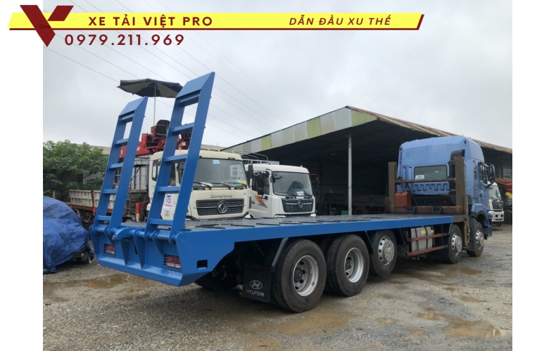 Đánh giá xe tải JAC 5 chân nâng đầu chở máy công trình