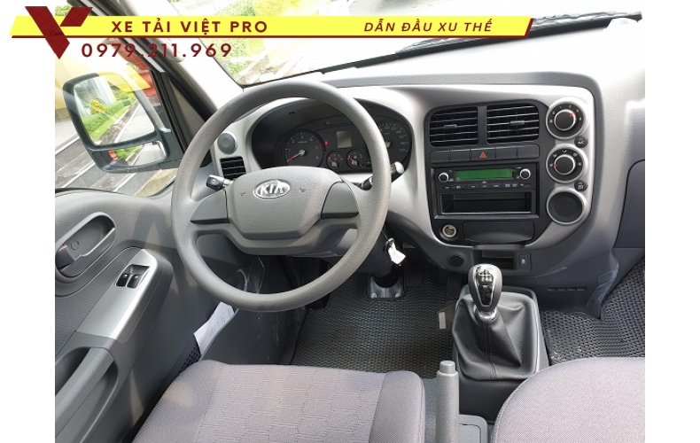 Xe Kia K250 cuốn ép rác 3,3 khối