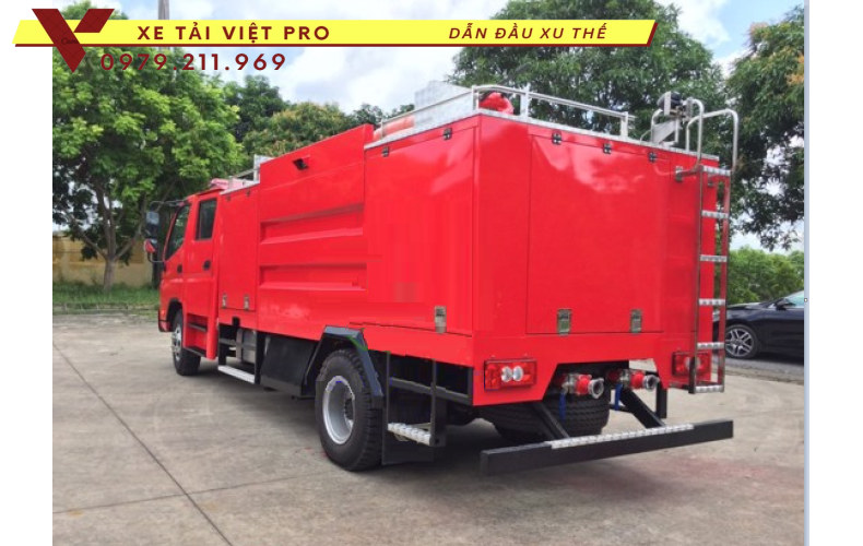 Xe chữa cháy 4 khối nước Ollin 500B