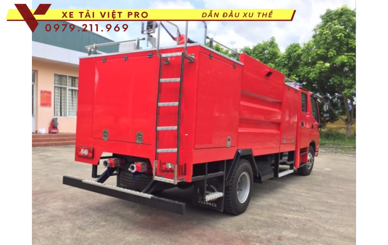 Xe chữa cháy 4 khối nước Ollin 500B