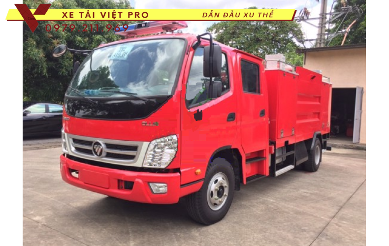 Xe chữa cháy 4 khối nước Ollin 500B