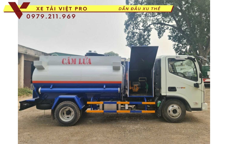 Báo giá mới nhất cho xe Thaco ollin S700 téc chở xăng dầu 6m3