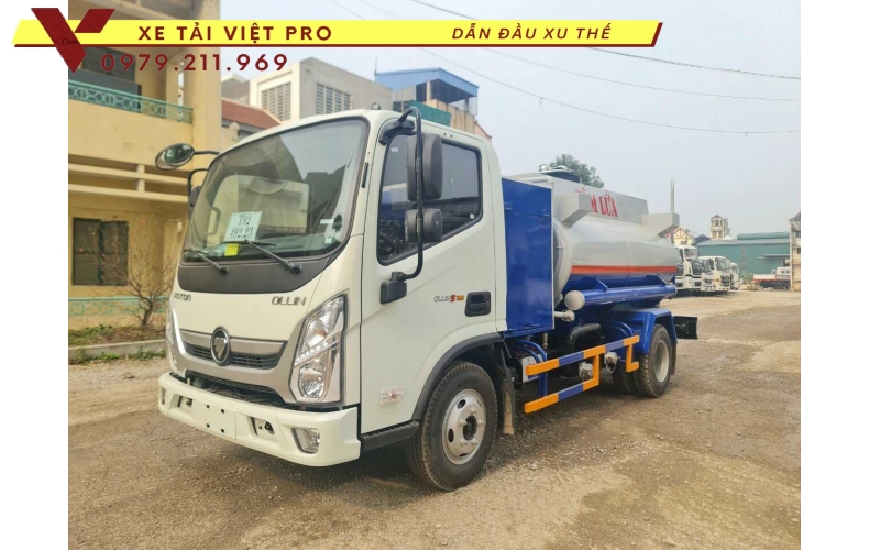 Báo giá mới nhất cho xe Thaco ollin S700 téc chở xăng dầu 6m3