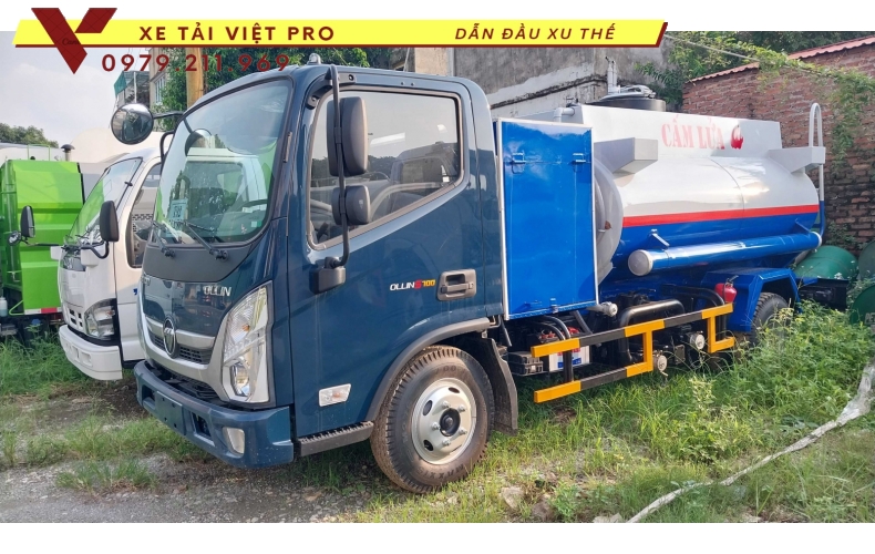 Báo giá mới nhất cho xe Thaco ollin S700 téc chở xăng dầu 6m3