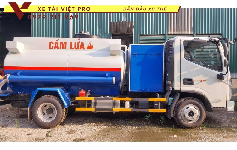 Báo giá mới nhất cho xe Thaco ollin S700 téc chở xăng dầu 6m3