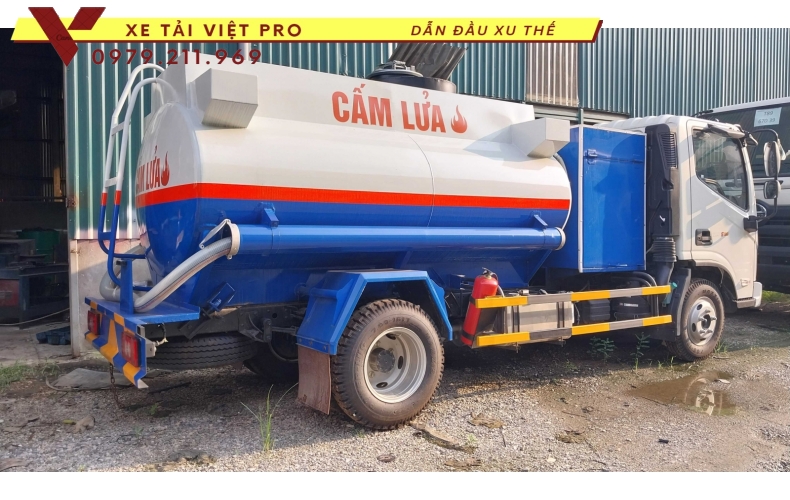 Báo giá mới nhất cho xe Thaco ollin S700 téc chở xăng dầu 6m3