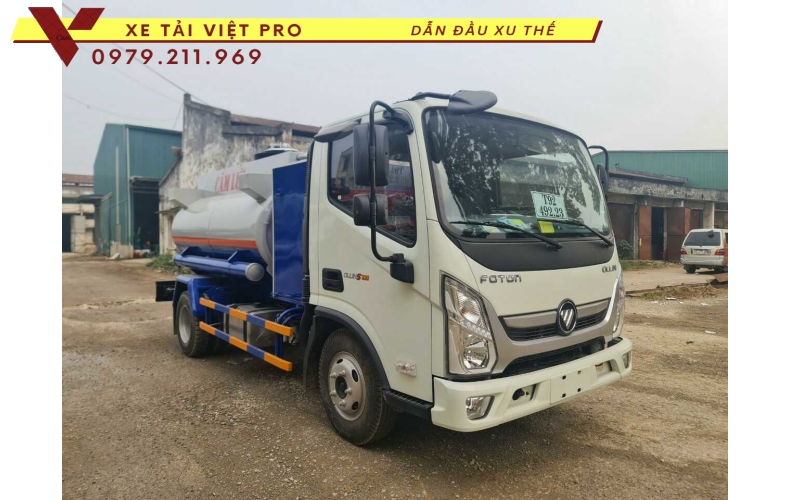 Báo giá mới nhất cho xe Thaco ollin S700 téc chở xăng dầu 6m3