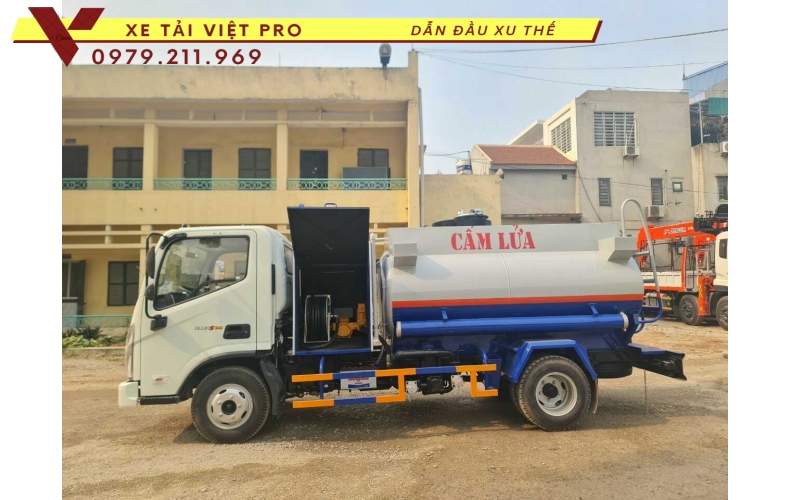 Báo giá mới nhất cho xe Thaco ollin S700 téc chở xăng dầu 6m3