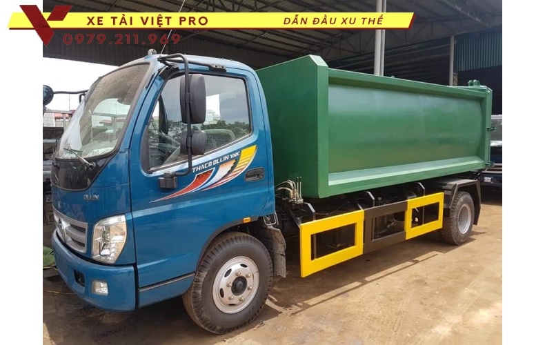 Báo giá xe Ollin 700 thùng chở rác rời 10 khối mới nhất hiện nay