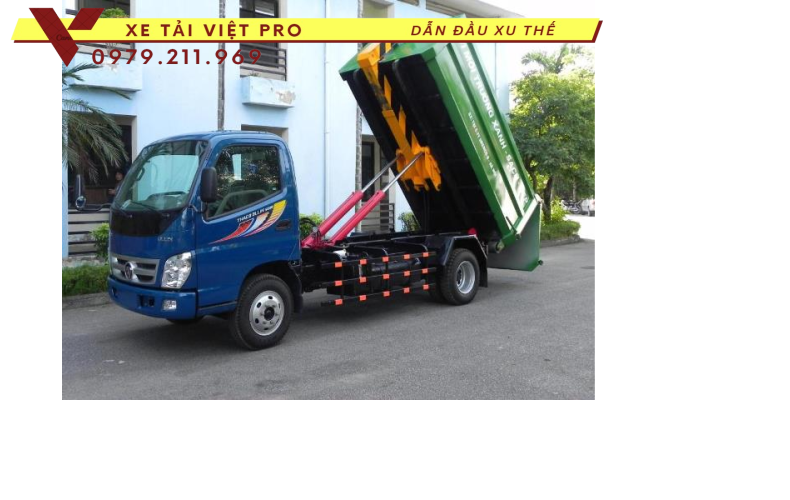 Báo giá xe Ollin 700 thùng chở rác rời 10 khối mới nhất hiện nay