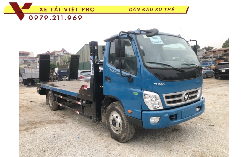 5 loại xe tải nâng đầu chở máy công trình cùng phân khúc với xe Ollin S120