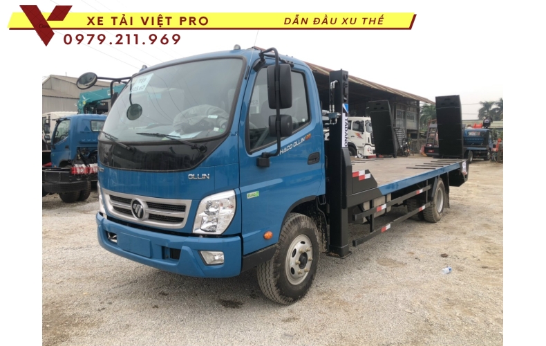 5 loại xe tải nâng đầu chở máy công trình cùng phân khúc với xe Ollin S120