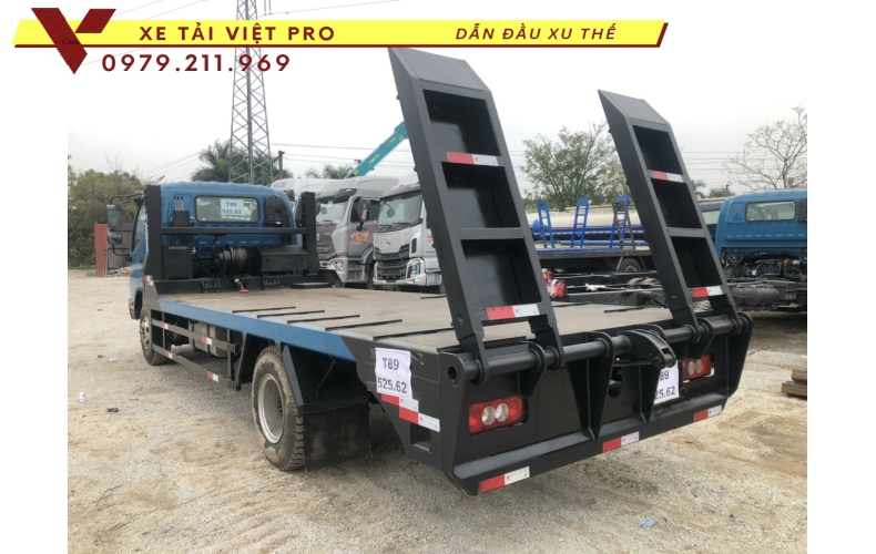 5 loại xe tải nâng đầu chở máy công trình cùng phân khúc với xe Ollin S120