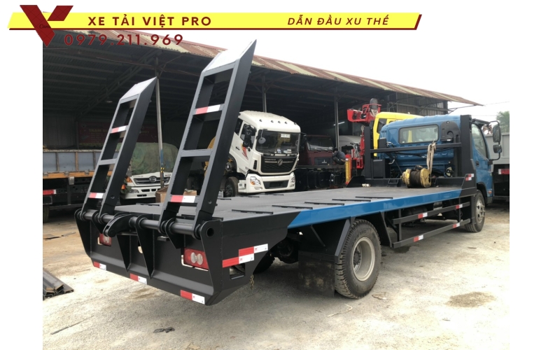 5 loại xe tải nâng đầu chở máy công trình cùng phân khúc với xe Ollin S120