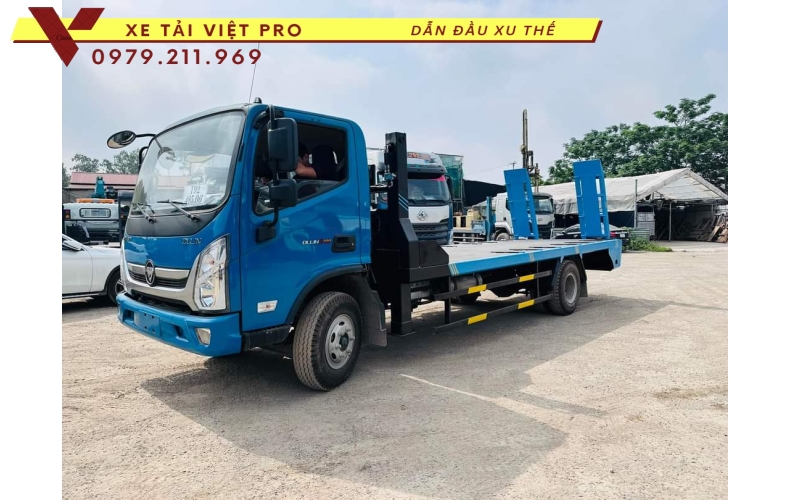 Xe Ollin S720 nâng đầu chở máy công trình có giá bao nhiêu?