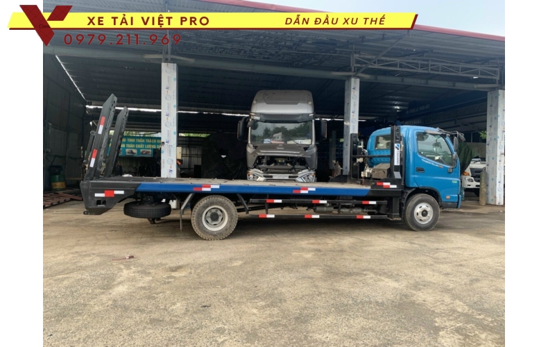5 loại xe tải nâng đầu chở máy công trình cùng phân khúc với xe Ollin S120