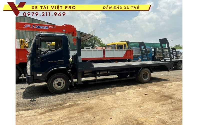 Xe Ollin S720 nâng đầu chở máy công trình có giá bao nhiêu?