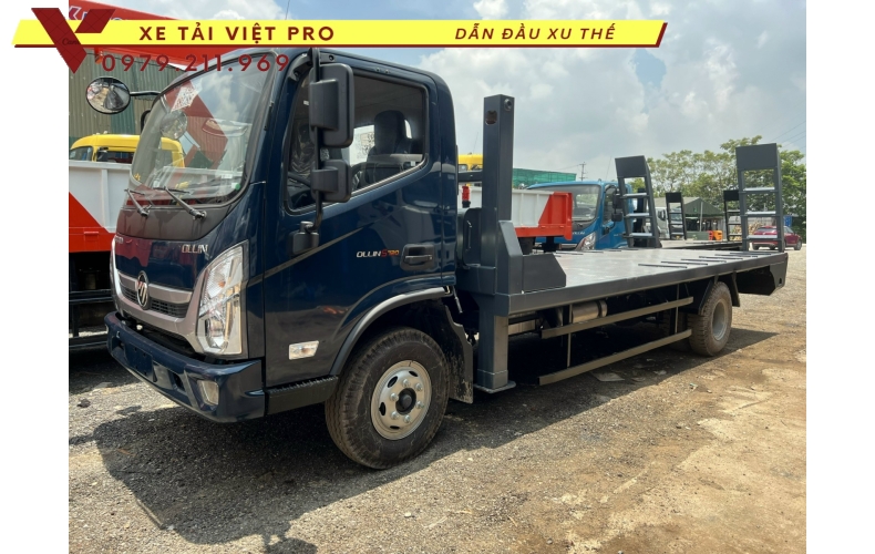 Xe Ollin S720 nâng đầu chở máy công trình có giá bao nhiêu?
