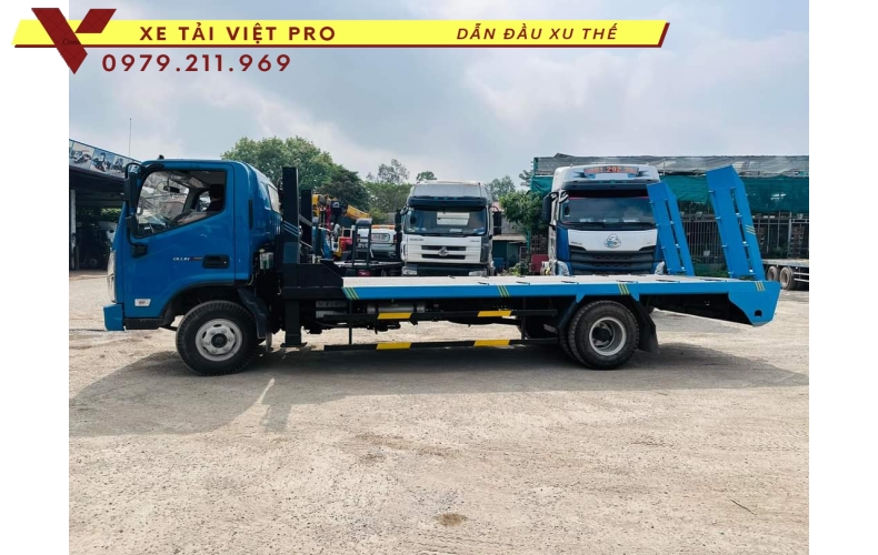 Xe Ollin S720 nâng đầu chở máy công trình có giá bao nhiêu?