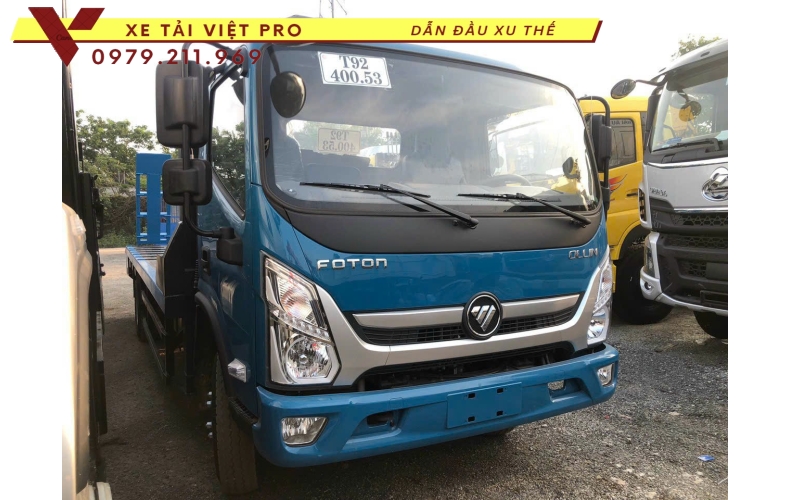 Xe Ollin S720 nâng đầu chở máy công trình có giá bao nhiêu?