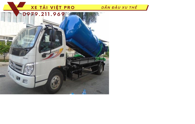 Giá Xe hút chất thải 5 khối Ollin 700C mới nhất hiện nay