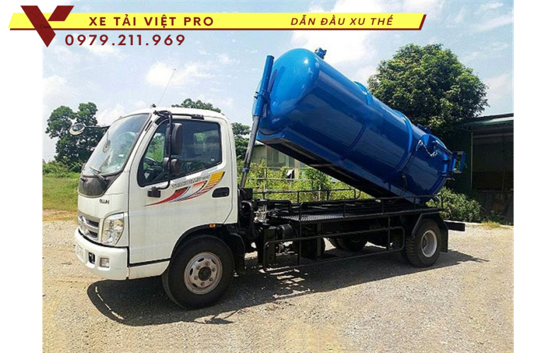 Giá Xe hút chất thải 5 khối Ollin 700C mới nhất hiện nay