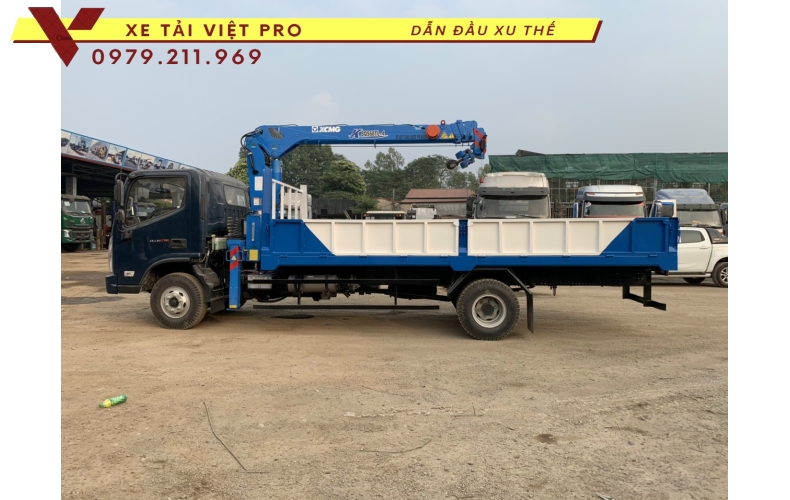 Xe Ollin S720 gắn cẩu XCMG 3 tấn - Báo giá mới nhất 2024