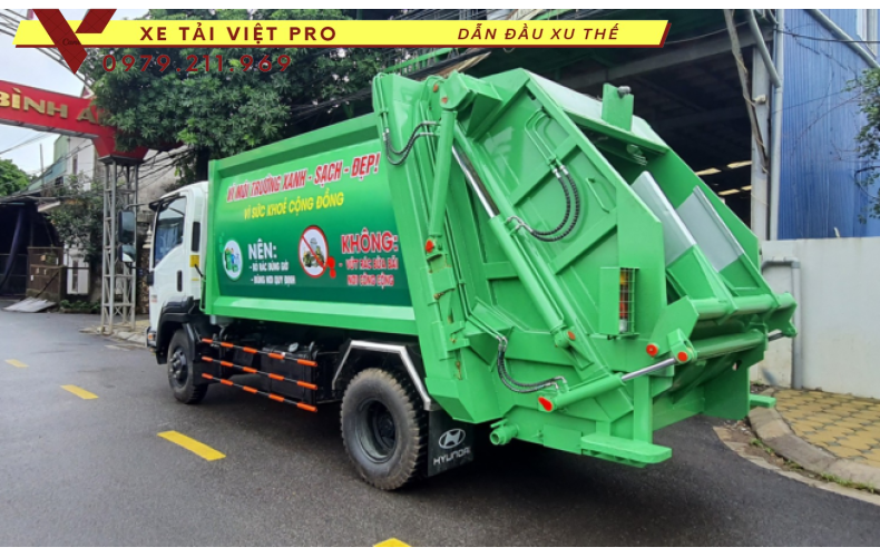 Xe Isuzu cuốn ép rác 9 khối giá bao nhiêu