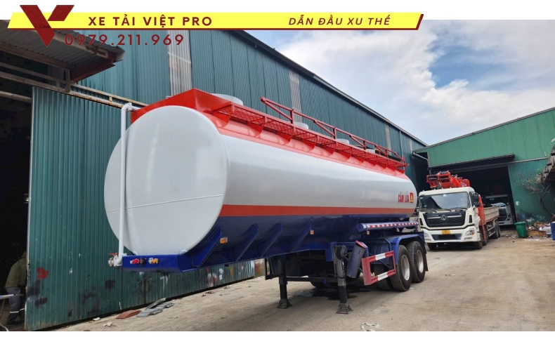 Rơ mooc bồn chở dầu 29 khối