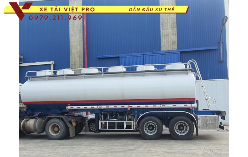 Rơ mooc bồn chở dầu 29 khối