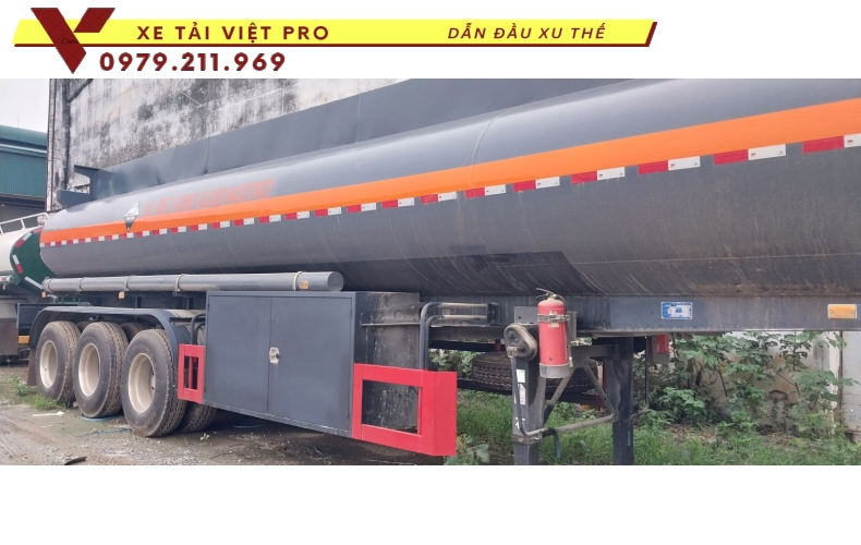 Sơ mi rơ mooc téc hóa chất Acetinic 28 khối