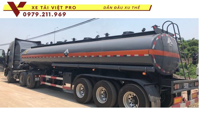 Sơ mi rơ mooc téc hóa chất Acetinic 28 khối