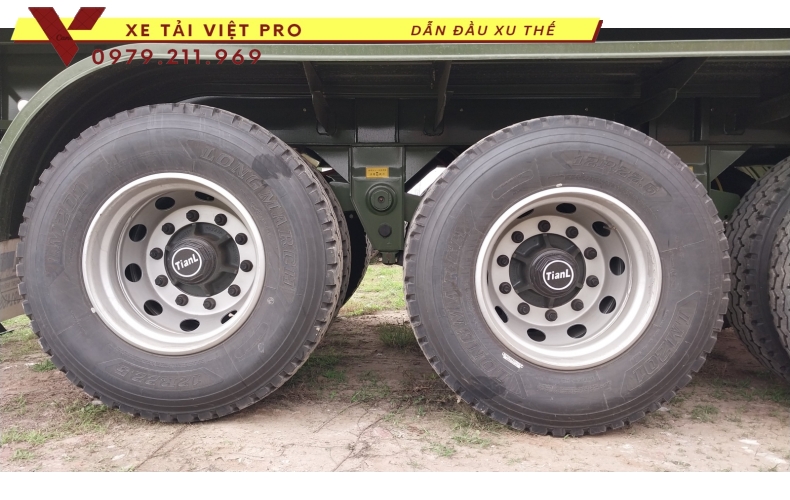 Báo giá mới nhất năm 2024 thùng sơ mi rơ mooc ben Tianjun tại Hà Nội