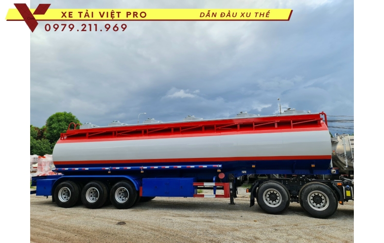 Báo giá sơ mi rơ mooc téc xăng dầu 3 trục mới nhất hiện nay