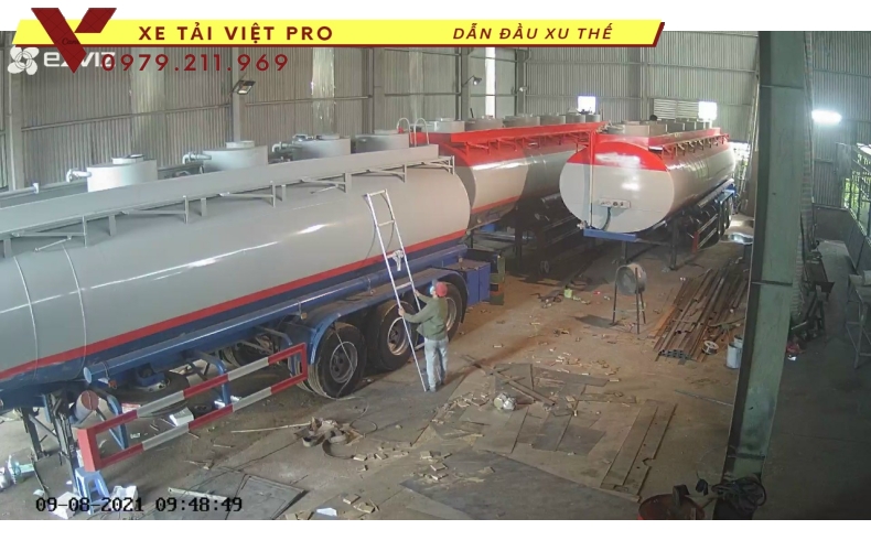 Báo giá sơ mi rơ mooc téc xăng dầu 3 trục mới nhất hiện nay