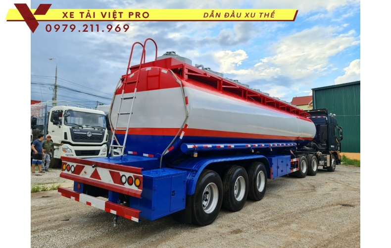 Báo giá sơ mi rơ mooc téc xăng dầu 3 trục mới nhất hiện nay