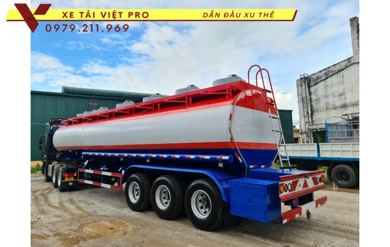 Báo giá sơ mi rơ mooc téc xăng dầu 3 trục mới nhất hiện nay